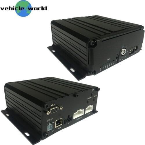 6Channels 1080P AHD 2.0MP HDD SD Card Vehicle Car Taxi Trailer Truck School Bus Mobile DVR