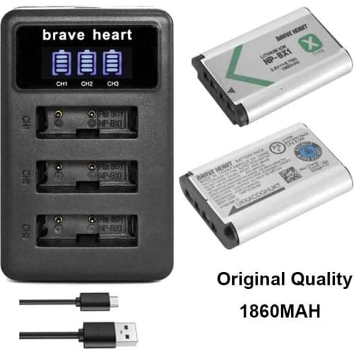 NP-BX1 Battery NPBX1 NP BX1 for Sony AS20, AS100, AS200, CX405, CX440, H300, HX90V, MV1, RX100, X1000