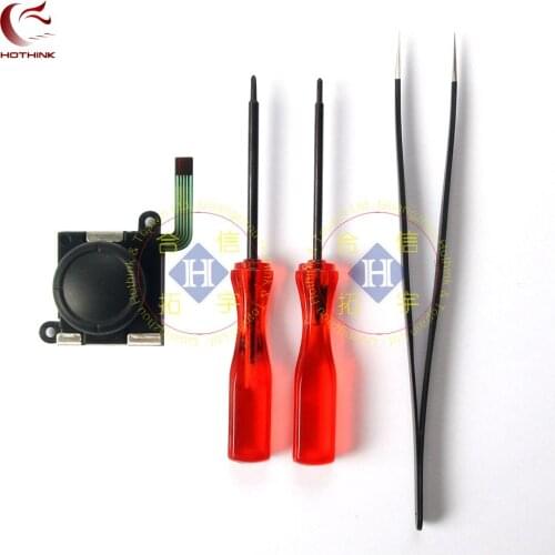 HOTHINK 3D Analog Joystick with tools Control Pad Stick Button cap For Nintendo Switch Joy-con NS JOY CON Nintend repair part