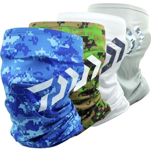Summer Daiwa Mens Fishing Bandana Ice Silk Unisex Magic Cycling Kerchief Anti-UV Fishing Scarf Breathable Pesca Accesorios