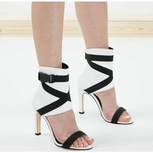 Mio Gusto Brand BEVERLY, White Color, 10Cm Heel-height, sexy Fashion over the Women 's Stiletto Pumps Shoes