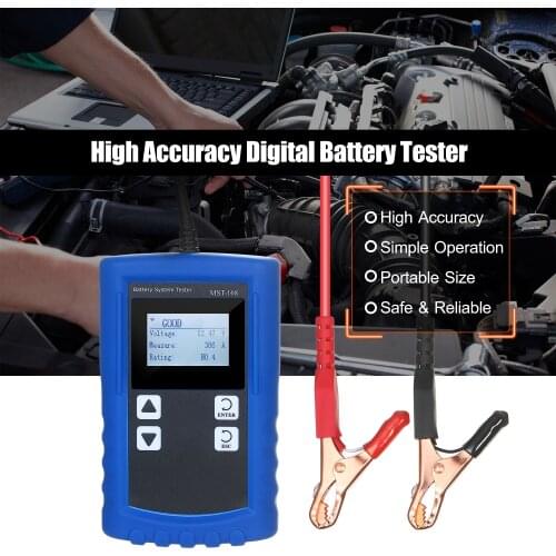 Digital Battery Tester High Accuracy Battery Analyzer Automobile Vehicle Battery Capacity Diagnostic Tool Testing Gauge