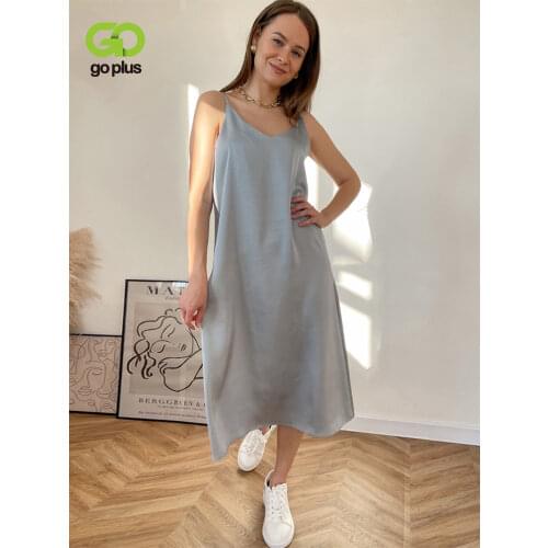 GOPLUS Open Summer Dresses