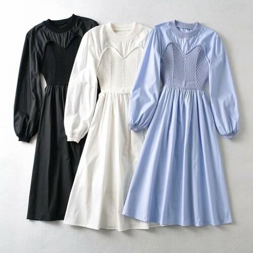 HUISONG Fashionable Knitted Dresses