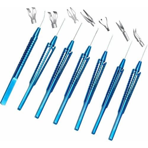 Retinal Capsulorhexis Forceps Intraocular Veterinary Ophthalmic Micro Surgical Instruments