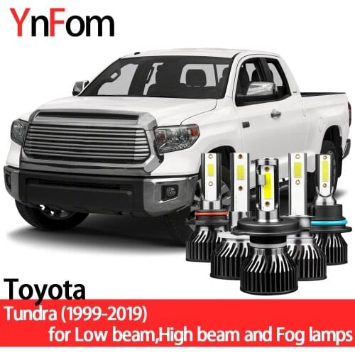 YNFOM LED Lights kit for Toyota Tundra K3K4K5K6 SR5 2000-2017 low light,high light,fog lamp,car accessories,car headlight bulbs