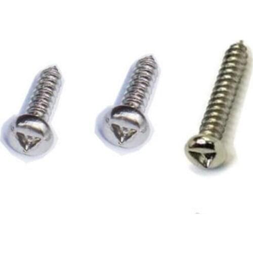 M3 Stainless Triangle Socket Round Head Self-tapping Screw Security Screws Flat Bolt 30Pcs