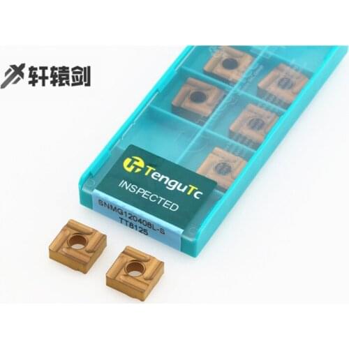 10PCS SNMG120404 SNMG120408 R-S L-S TT8125 SNMG120404R SNMG120404L Metal Carbide Inserts CNC Turning Tools Blades