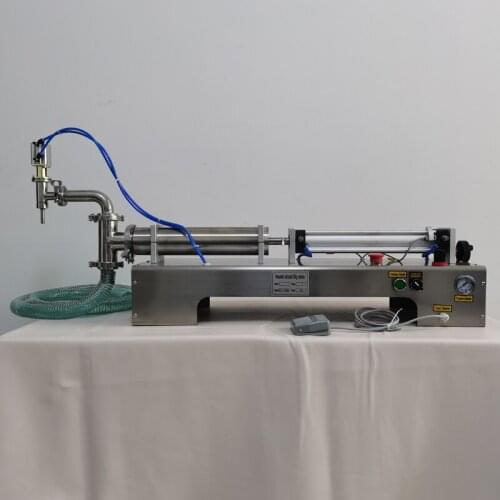 Filler Shampoo Lotion Cream Honey Juice Sauce Jam Gel Filler Paste Filling Machine Pneumatic Piston Filling Machine ≦±0.5