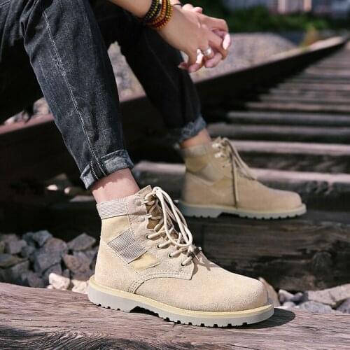 Footwear flat new 2020 men outdoor Mens shoe leather mens boots mens sale shoes causal sport casual breathable fashion man male