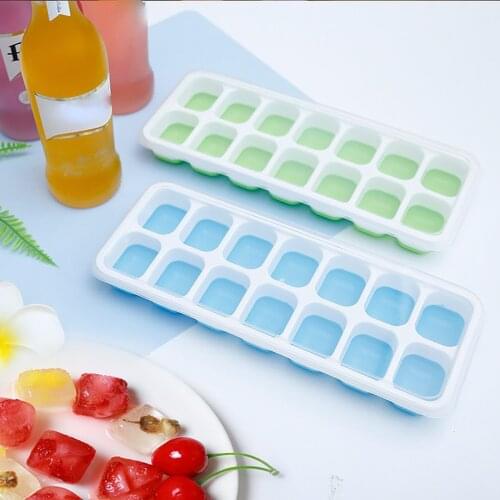 14 Grids Silicone Ice Mould Bar Party Shops Home Ice Boxes Popsicles Pudding Jelly Chocolate Cakes Ice Cube Mould Kitchen Tools