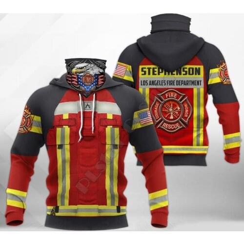 Firefighter 3D Printed Hoodies Harajuku Fashion Sweatshirt Women Men Casual Pullover Hoodie Mask Warm Drop Shipping 01