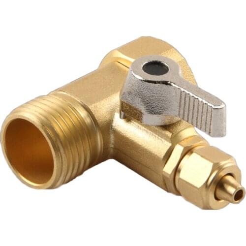 Pure copper water purifier integrated 1/2 turn 1/4 water inlet tee kitchen water purifier faucet parts
