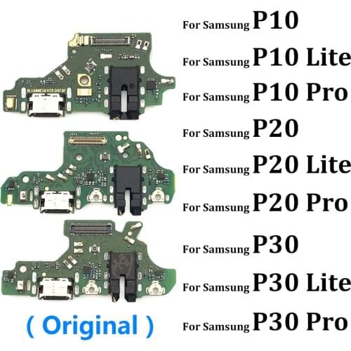 10Pcs/Lot, USB Charging Port Mic Microphone Dock Connector Board Flex Cable For Huawei P9 P10 P20 P30 P40 Lite Plus Pro E