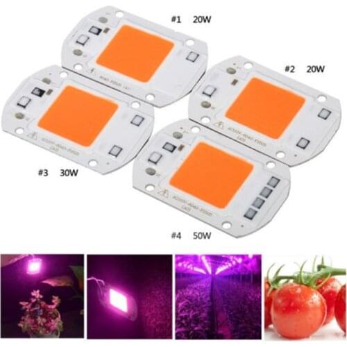20/30/50W LED Grow Light Full COB LED Chip AC 220V No need driver Phyto Lamp For Indoor Plant Light Seedling Grow Lamp