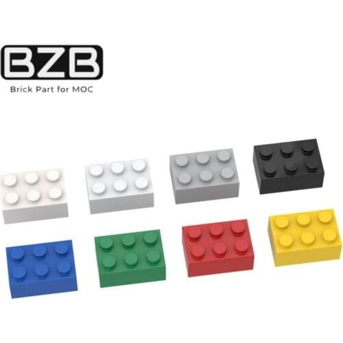 BZB MOC 40PCS Assembles Particles 3002 2x3 For Building Blocks Parts Classic Brand Kids DIY Educational Toys Gifts