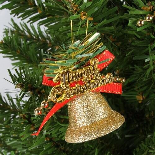 5cm Jingling Bell Color Plastic Bell Christmas Tree Accessories Christmas Decoration