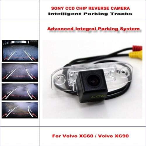 Car Reverse Backup Camera For Volvo XC60/XC90 2003-2014 Rear View Parking Dynamic Guidance Tragectory CAM