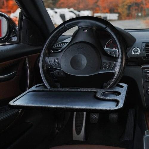 Car Table Steering Wheel Eat Work Cart Drink Food Coffee Goods Holder Tray Car Laptop Computer Desk Mount Stand Seat Table