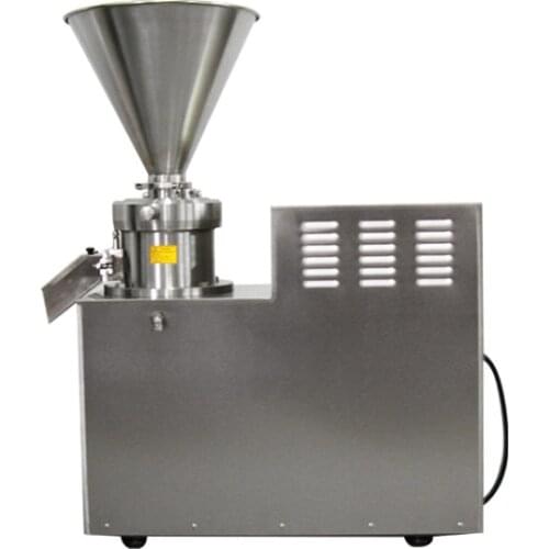 Chili sauce sesame paste equipment 30-50kg/h peanut butter colloid mill grinder machine vertical food colloid mill manufacturers