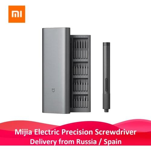 Xiaomi Mijia Electric Screwdriver Electrical Precision Kit 2 Gear Torque Type-C Charging 24 S2 Magnetic Bits Alluminum Box