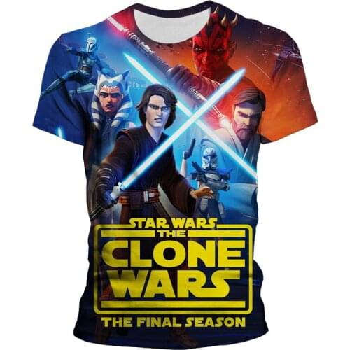 2021 New T Shirt Star Wars Mens Woman 3D graphic t shirts Oversize Fashion Child Summer Short sleeve tee anime tshirt 2021 Tops