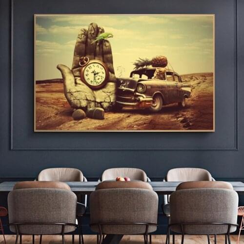 Surrealism Canvas Paintings By Salvador Dali Famous Abstract Posters and Prints Wall Art Pictures for Living Room Decoration