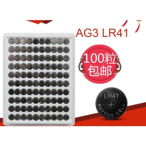 10PCS/LOT LR41 1.5V AG3 LR41 L736 SR41 392 Button Cell Battery for Luminous Spoon Ring lamp thermometer and so on