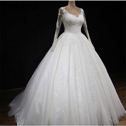 M.T.C Bridal V-neck Wedding Dresses