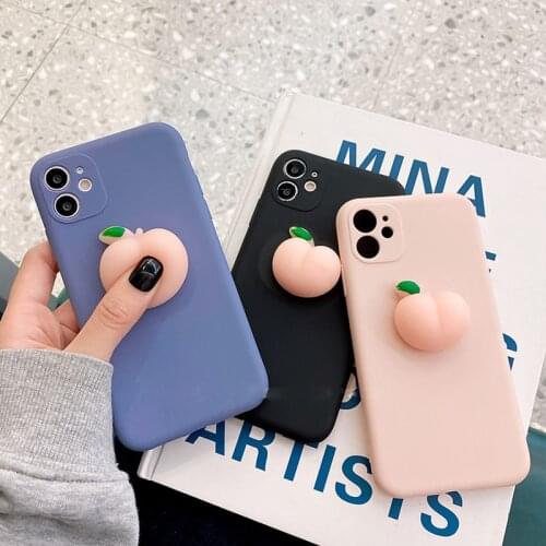 3D Toys Squishy Punky Peach Case For Nokia 1 2 3 5 6 7 Plus 8 2.1 3.1 5.1 6.1 8.1 X5 X6 X7 Animals Soft Protective TPU Cover