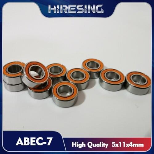 Stainless steel hybrid ceramic ball bearing SMR115 2RS CB ABEC7 5x11x4 5PCS Fishing reel bearing