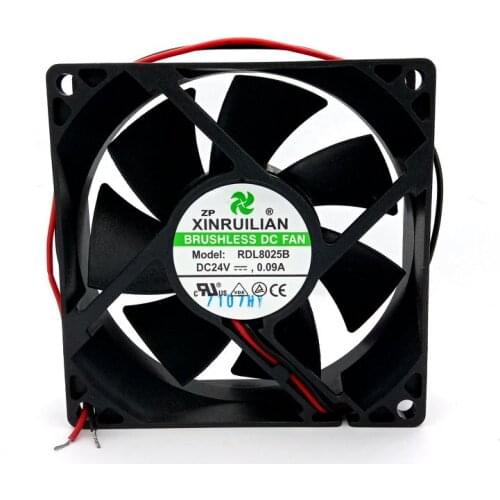 New Original RDL8025B 80x80x25MM DC48V 0.09A 2Liens Inverter cooling fan