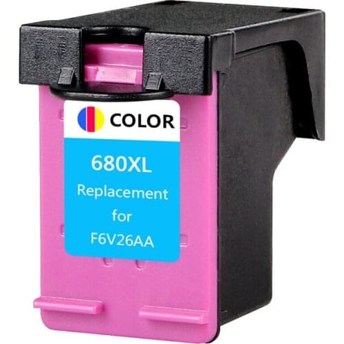 Re-manufactured 680XL Tri Color Ink Cartridge F6V26AA for HP 680 Large Capacity for Deskjet 2135 2136 2138 3635 3636 3835 4535