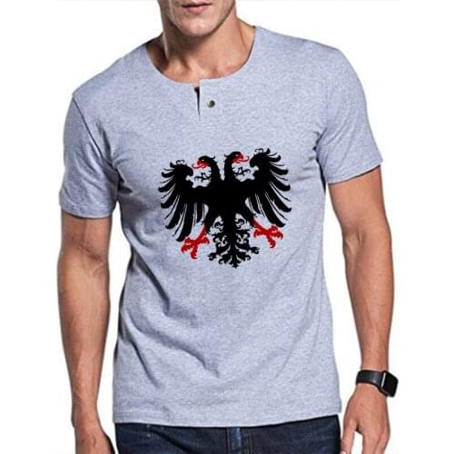 Double Heads Empire Germany Ironing on Heat Transfer Washable Patches Stickers for Clothes DIY Appliques Patches Wholesale 2018