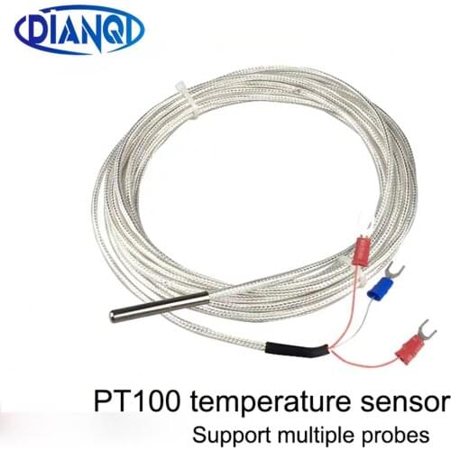 Thermal resistance PT100 temperature sensor probe sensor waterproof anti-corrosion high temperature industrial