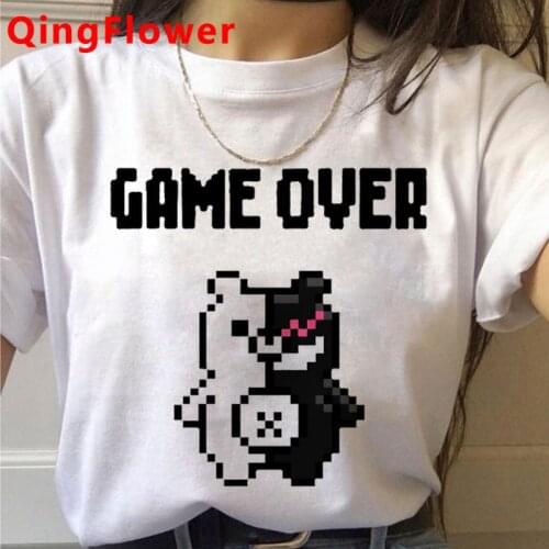 Ouma Kokichi Danganronpa V3 tshirt male vintage casual japanese streetwear t-shirt top tees aesthetic