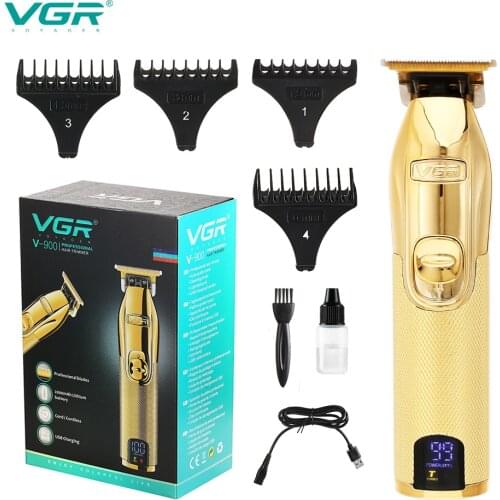 VGR hairdresser electric hair clipper USB charging hair salon professional tool hair clipper