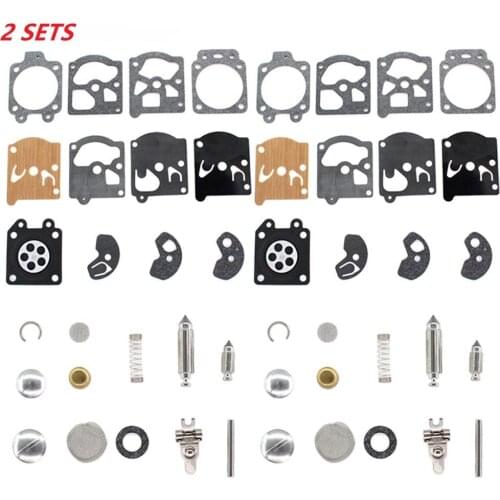2 Set Carburetor Rebuild Repair Diaphragm Kit For Shindaiwa F20 305 345 405 415 450 500 575 Walbro K10-WAT Most WA & WT Series