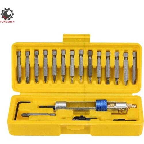 20pc Half Time Drill Driver Multi Screwdriver Sets 20bits Drill Driver Screwdriver Head Tools with Countersink Bits Allen Wrench