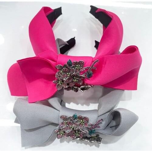 2020 Fashion headbands for Women Girls bow wash face turban Makeup Elastic Hair Bands hair accessories