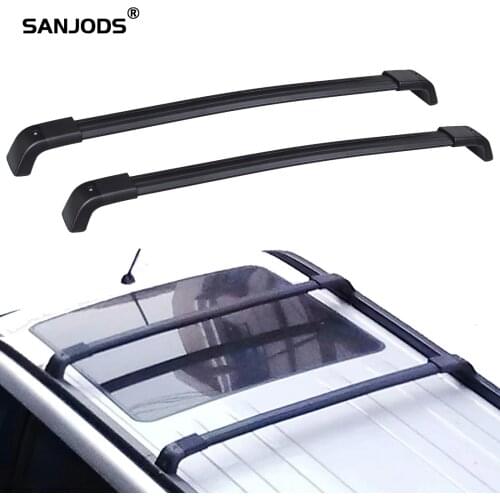 SANJODS Roof Rack for Nissan X-Trail 2008 2009 2010 2013 OE Style Aluminum Bolt-on Top Rail Roof Rack Cross Bar Luggage Carrier