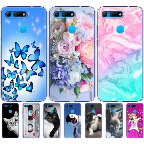 Case for Huawei Honor View 20 V20 Case TPU Funda Soft Silicon Cover For Honor V20 Capa Cute Animal pattern Silicon Phone