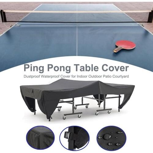 Ping Pong Table Cover Outdoor Dustproof Waterproof Patio Furniture Cover For Dust Proof Cover Rain Snow