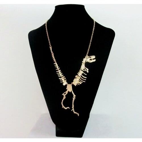 Defective inferior products Metal Walking Dinosaur Tyrannosaurus dragon Necklace