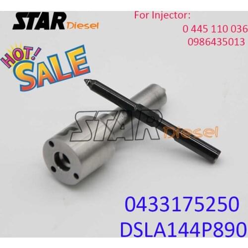 Common Rail Automozer DSLA 144P890 Injector Nozzle DSLA144P890/0433175250 Nozzle Spray for Injector 0445110036 0986435013