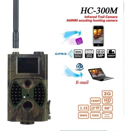 Trail Camera 1080P Hunting Full HD Wildcamera Waterproof Night Version Wildlife Scouting Camera Photo Traps Track Animal Camera