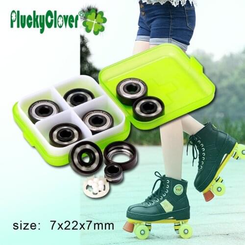 8pc hybrid ceramic 627z bearing Quad Skates Artistic Skate 7mm bearing Zro2 or Si3N4 hybrid ceramic ball bearing skate 627 race