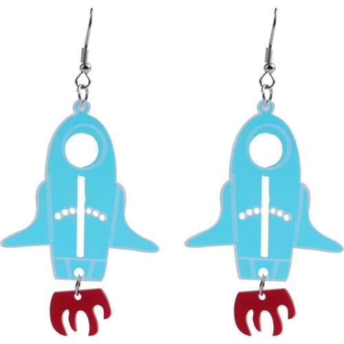 Laser Color Gender Symbol Acrylic Drop Earrings For Women Girls Geometric Colorful Long Dangle Earrings Fashion Party Jewelry