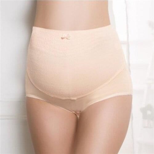 Soft Breathable Maternity Briefs Adjustable Belly Pregnancy Underwear High WaistPregnant Women Underpanties