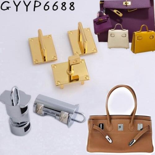 New rectangle eyelets hanger for bags fashion hardware wholesale a set of locks fittings bag handbags purse